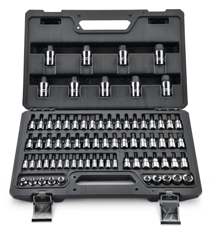 MAXIMUM Professional Grade Bit Socket Set, 75-pc I6445