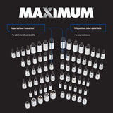 MAXIMUM Professional Grade Bit Socket Set, 75-pc