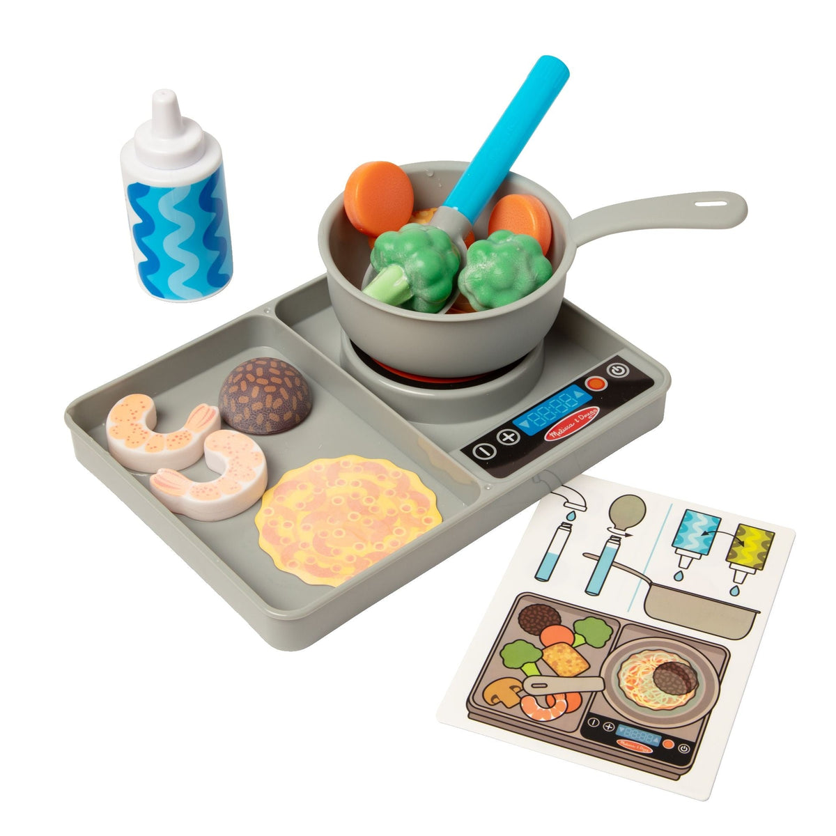 Salt and Serve Playset for Ages 3+, 19-pc