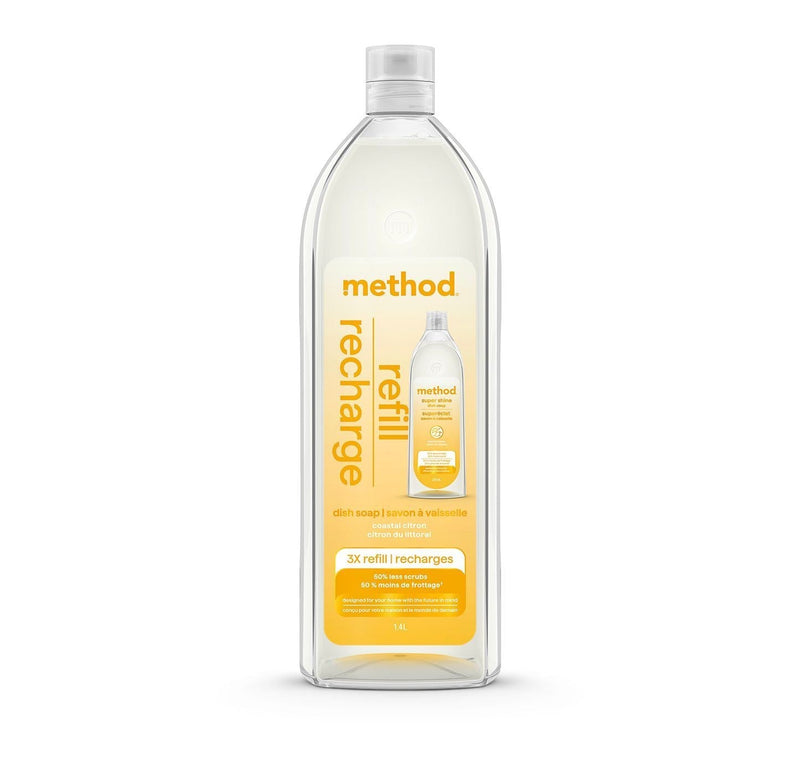 Super Shine Liquid Gel Dish Soap 3x Refill, Various Scents, 1.4-L L8540