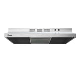 Basic 200 CFM Under the Cabinet Kitchen Exhaust Fan Range Hood, Stainless Steel, 30-in