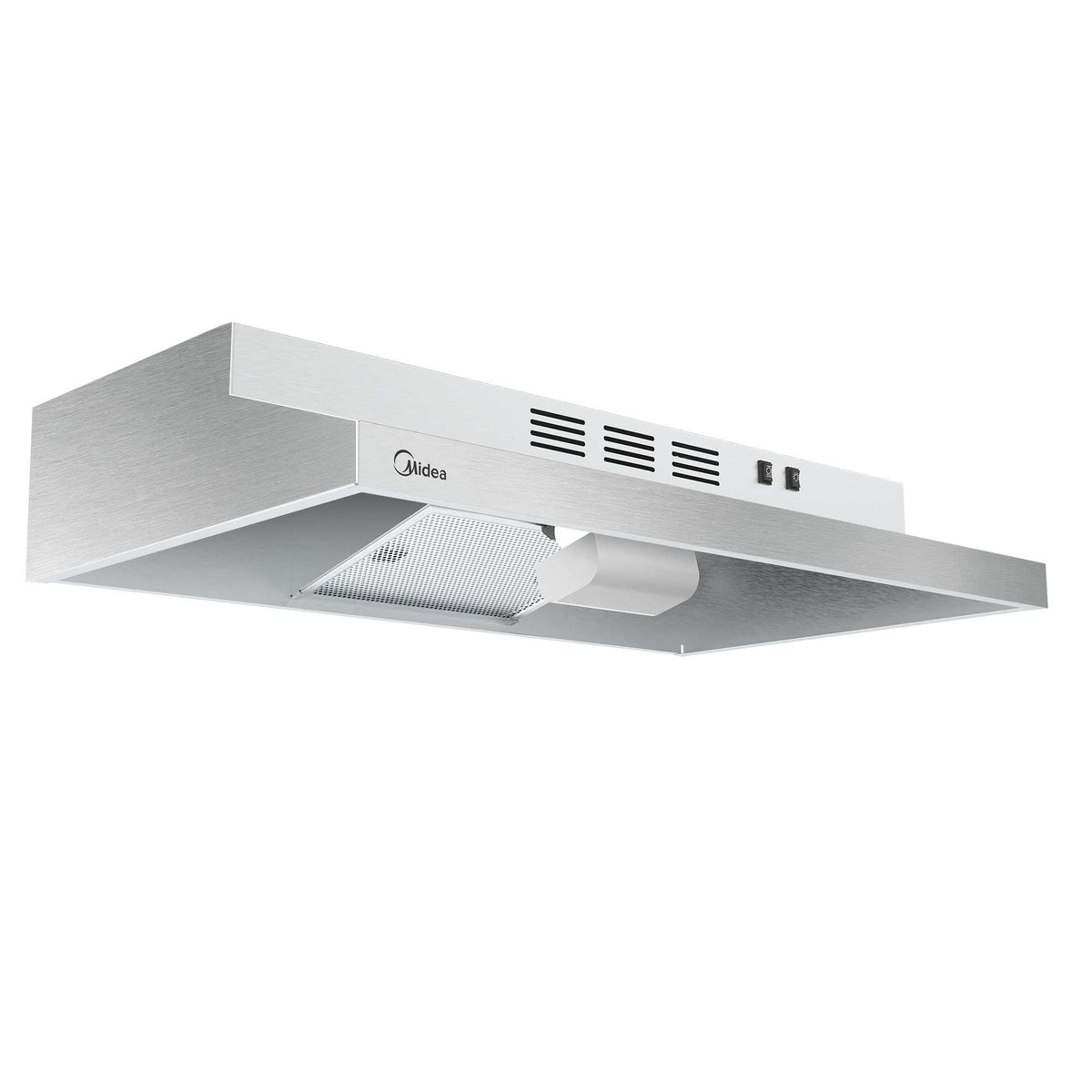 Basic 200 CFM Under the Cabinet Kitchen Exhaust Fan Range Hood, Stainless Steel, 30-in