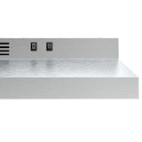 Basic 200 CFM Under the Cabinet Kitchen Exhaust Fan Range Hood, Stainless Steel, 30-in