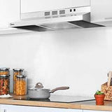 Basic 200 CFM Under the Cabinet Kitchen Exhaust Fan Range Hood, Stainless Steel, 30-in