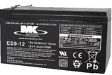 12-Volt 9 Ah SLA Battery, F2 Terminal