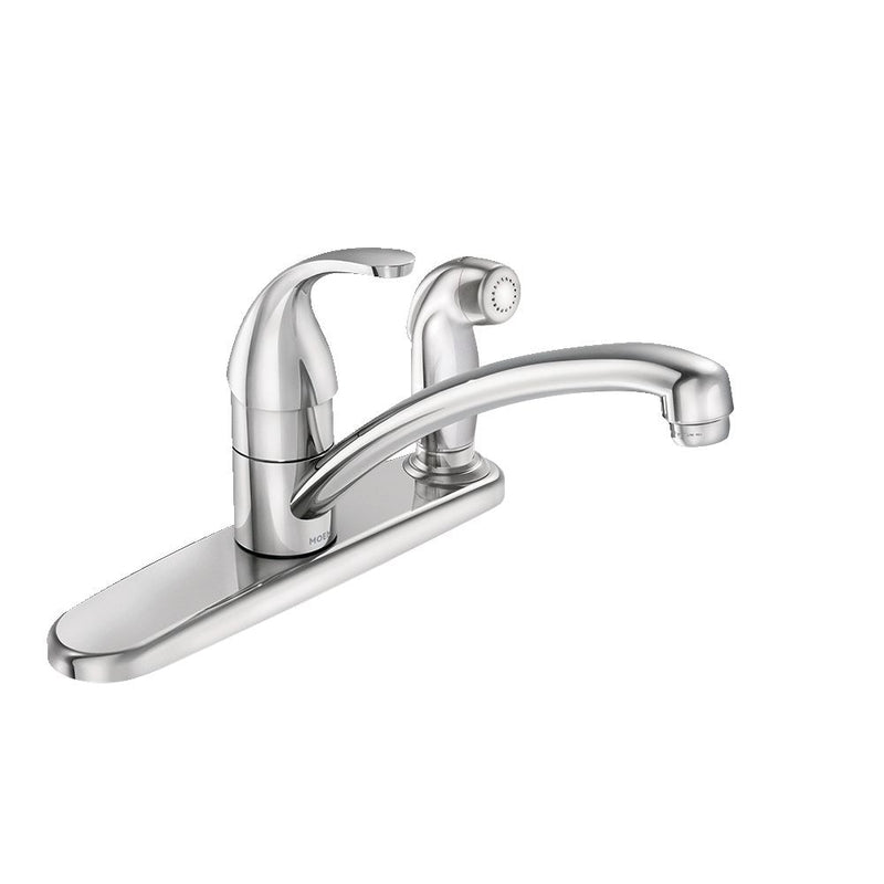 Adler Single Handle Kitchen Faucet with Spray, Chrome X3085