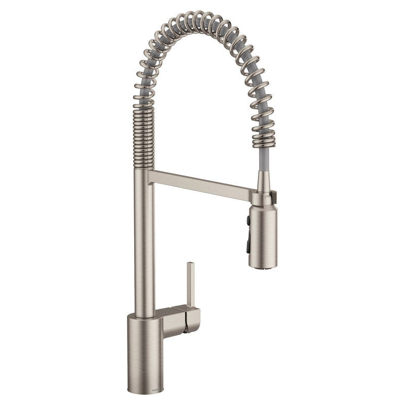Align Single Handle Pre-Rinse Pull Down Spot-Resist Kitchen Faucet, Stainless Steel R4499