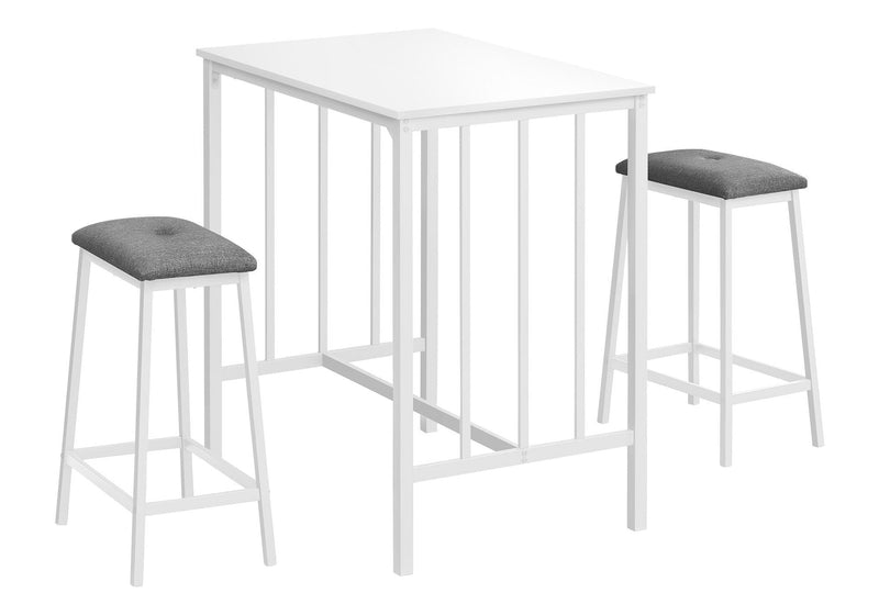 Specialties Contemporary Bistro Set, White, 3-pc Z5782