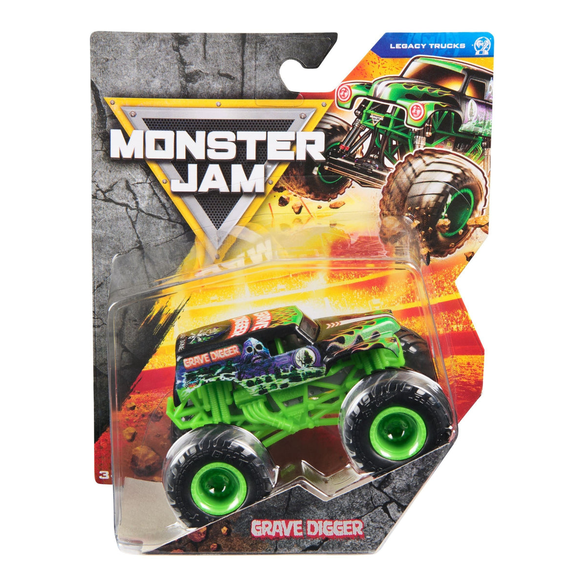 Monster Jam 1:64 Die-Cast Collectible Monster Truck Toy with Driver Figure, Assorted, Ages 3+