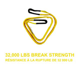 6,4000-lb Web Lifting Slings, 2-in x 6-ft