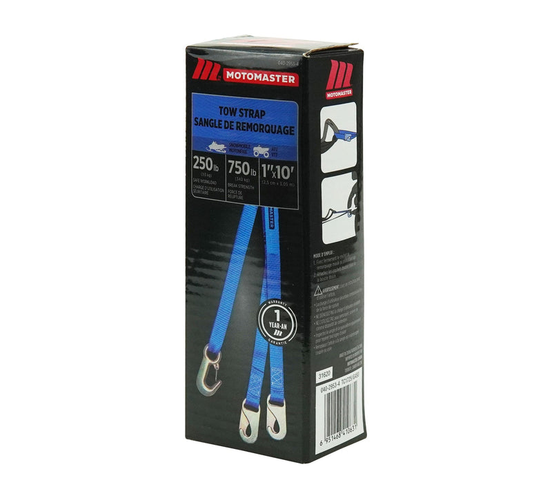 750-lb Snowmobile Tie Down Strap, 1-in x 10-ft O8588