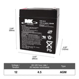 ELIMINATOR AGM Group Size 24F/34R Battery, 750 CCA