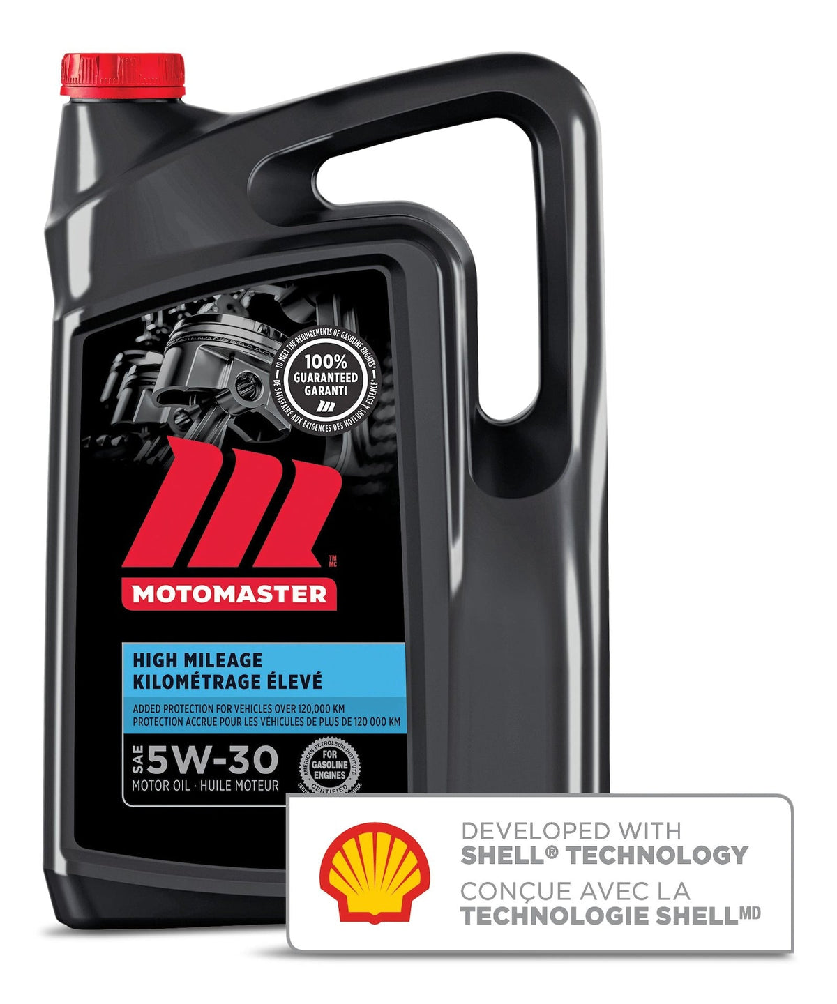 High Mileage 5W30 Conventional Engine/Motor Oil, 5-L