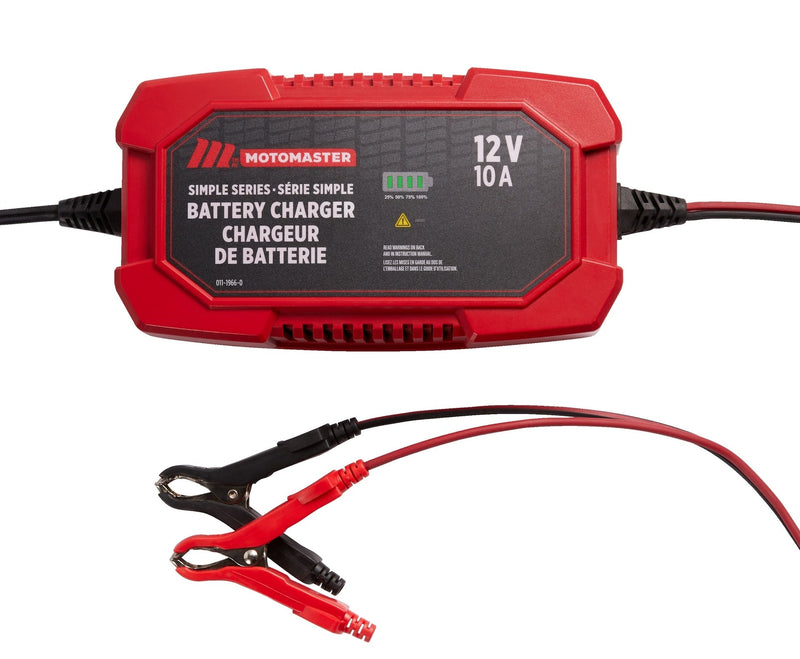 Simple Series Smart Battery Charger/Maintainer, Fully Automatic, 10-Amp, 12V C9900