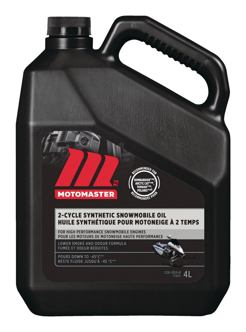 Synthetic 2-Stroke Snowmobile Oil, 4-L Q3111