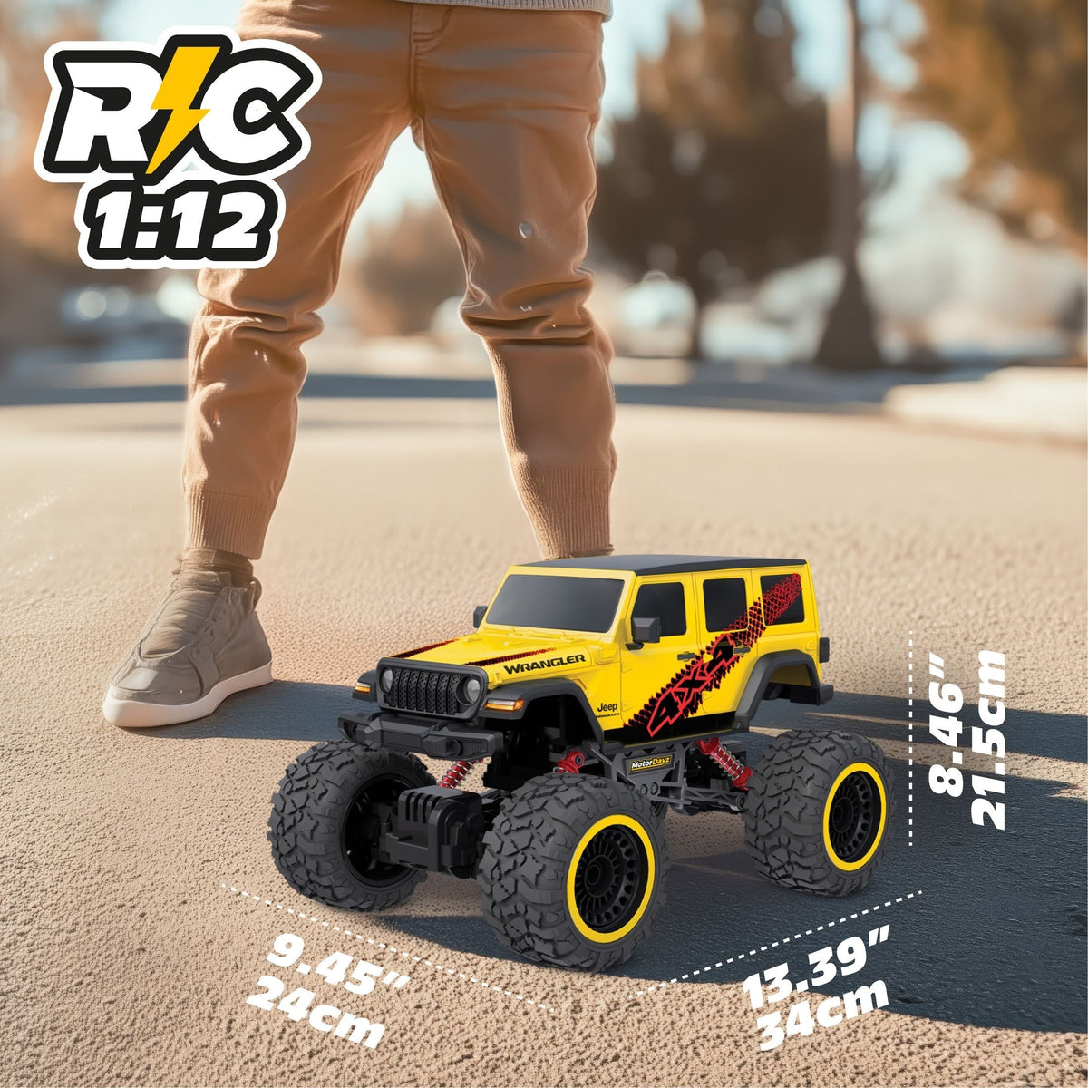 MotorDayz RC 4x4 4-Door SUV - 1:12 Scale
