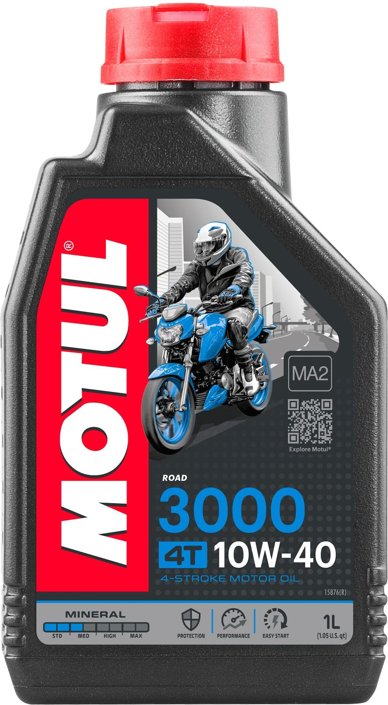 3000 4-Stroke 10W40 Mineral Motor Oil, 1-L O5966