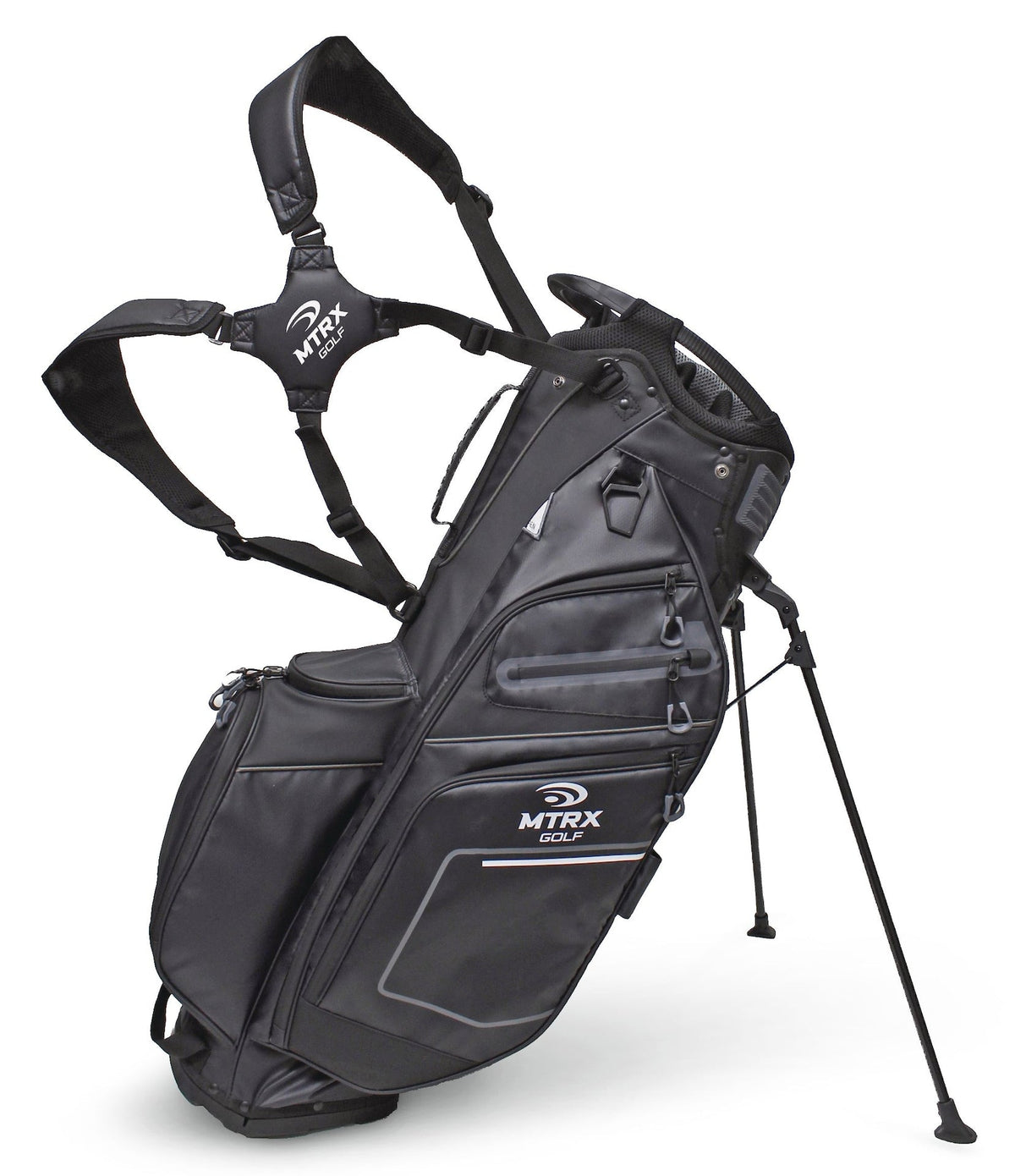 14-Way Top Golf Stand Bag, Black