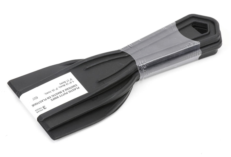 Multi-Purpose Plastic Spackling/Putty Knife, Wall and Paint Scraper Set, 3-pc S3781