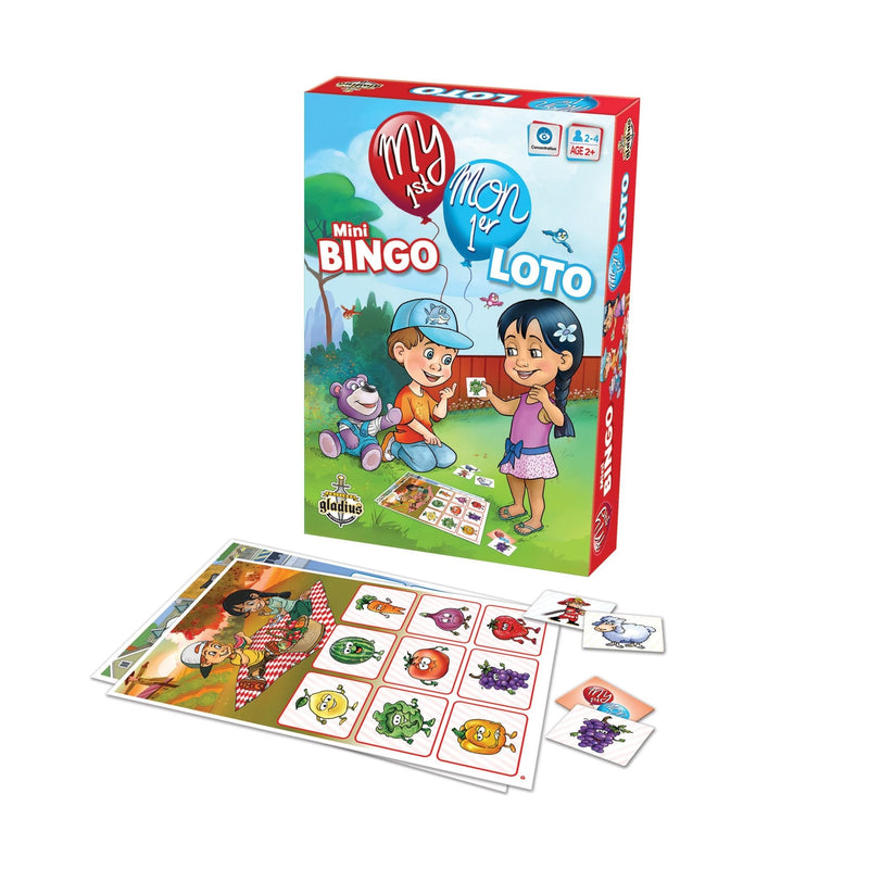 My 1st Mini Bingo Board Game, Bilingual, Ages 2+ V2806