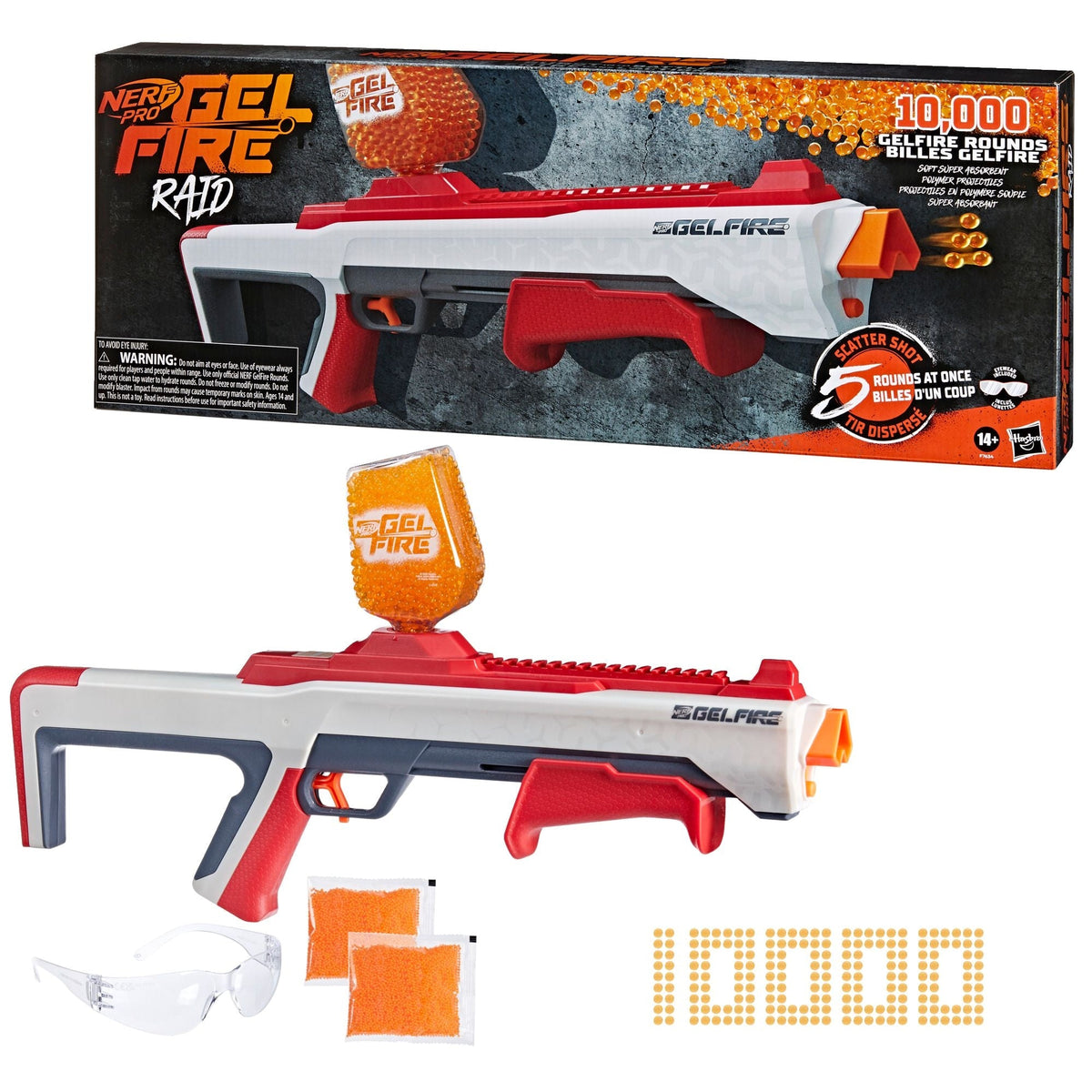 Pro Gelfire Raid Blaster with 10000 Gelfire Rounds