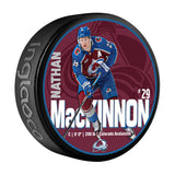 Nathan MacKinnon Hockey Puck, 6-oz