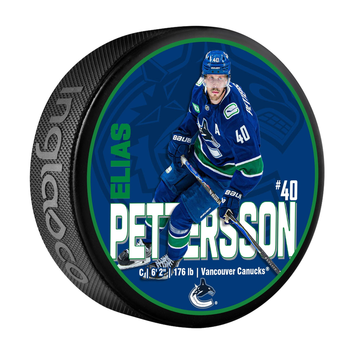 Elias Pettersson Hockey Puck, 6-oz