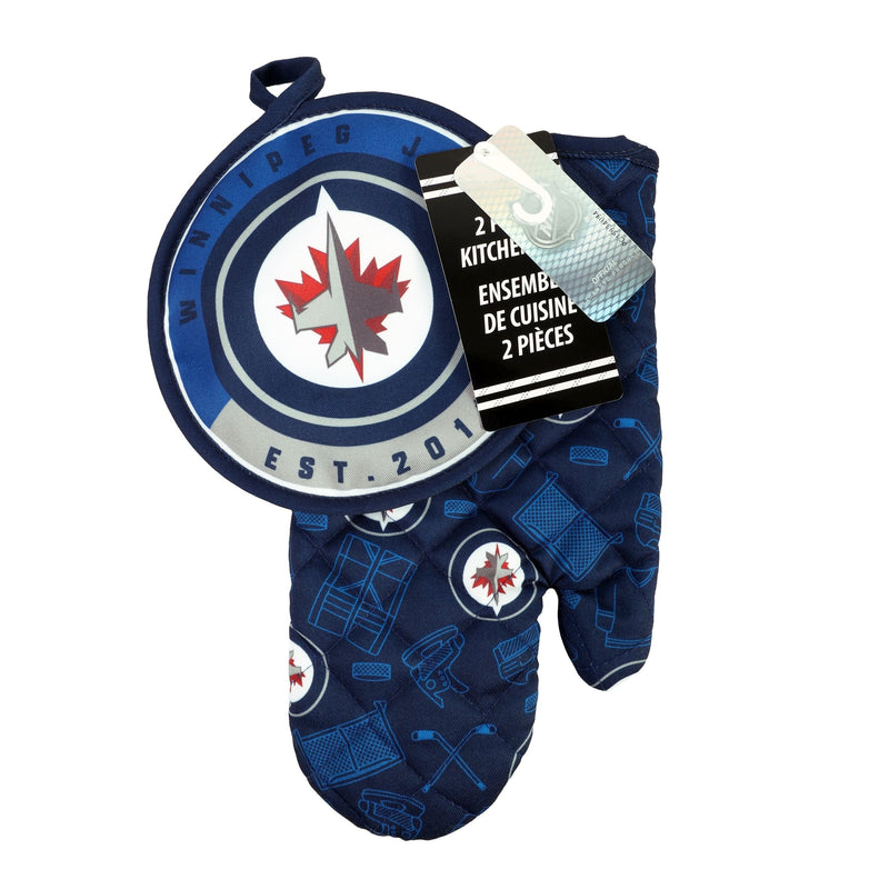 Kitchen Oven Mitt Pot Holder Set, 2-pc K3477