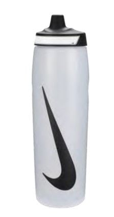 Refuel Squeeze Water Bottle, BPA Free, 32-oz, Clear/Black H3875