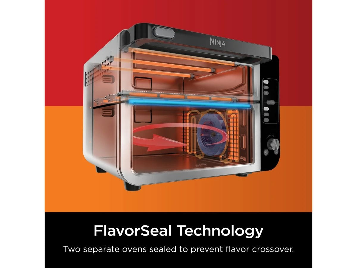 Ninja Double Door 12-in-1 Countertop Electric Convection Oven & Air Fryer with