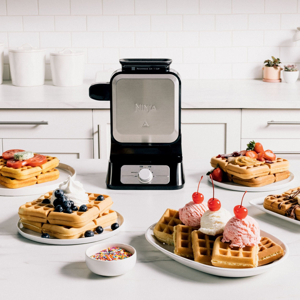 Ninja 5-Shade Setting Waffle Maker