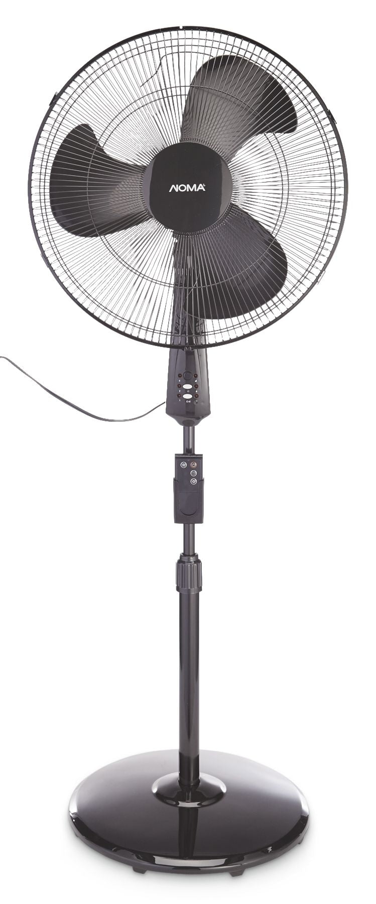 Oscillating Pedestal/Stand Fan with Remote Control, 3-Speed, Black, 18-in X2112