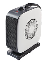 Portable Oscillating Portable Ceramic Space Heater withThermostat, 1500W, White