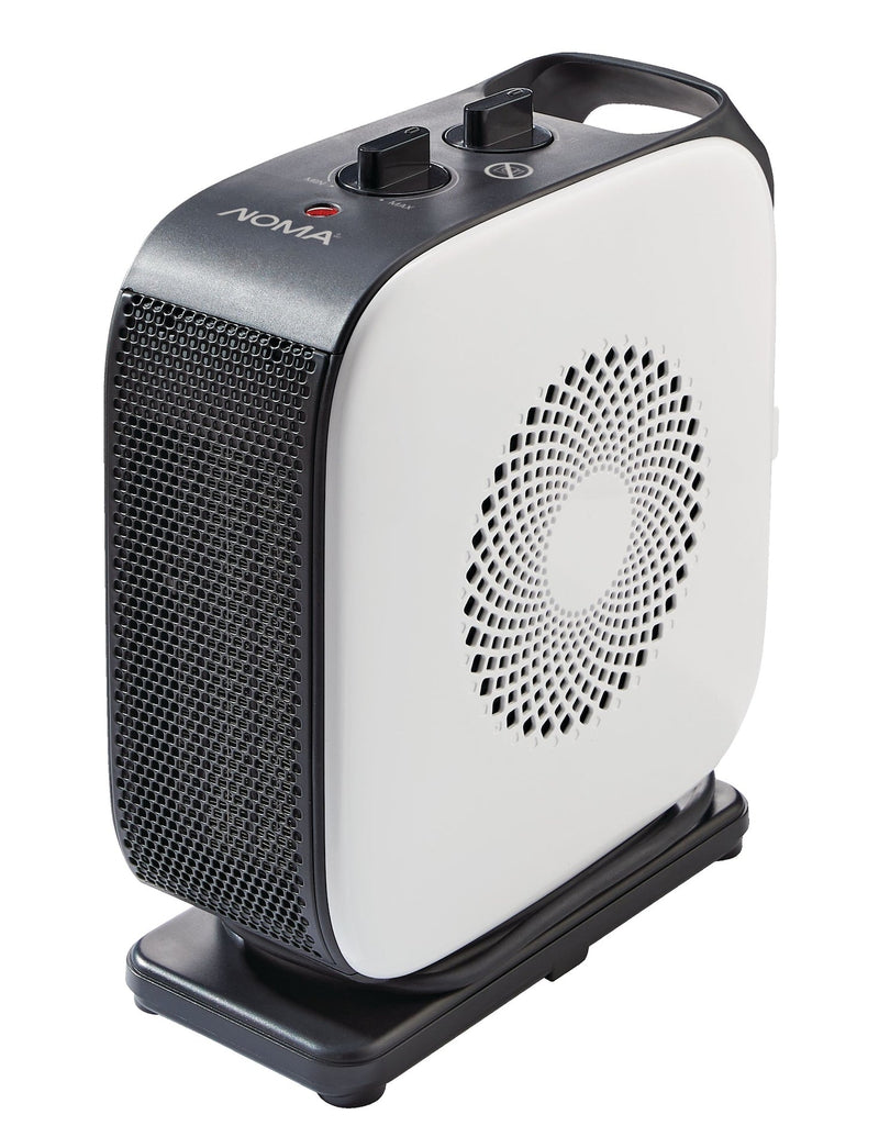 Portable Oscillating Portable Ceramic Space Heater withThermostat, 1500W, White R9832