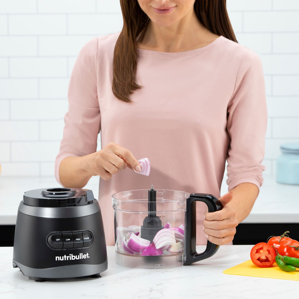 Full-Sized Meal Prep Food Processor with Accessories, 7-Cup