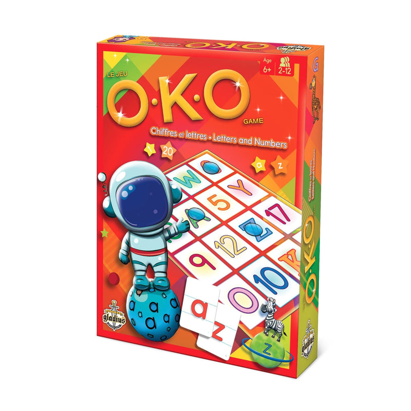 Letters & Numbers Family Board Game, Bilingual, Ages 6+ P5668