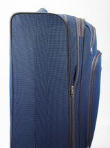 Outbound Coast Expandable Softside Spinner Wheel Travel 28-in Suitcase, Wet Pocket, Blue