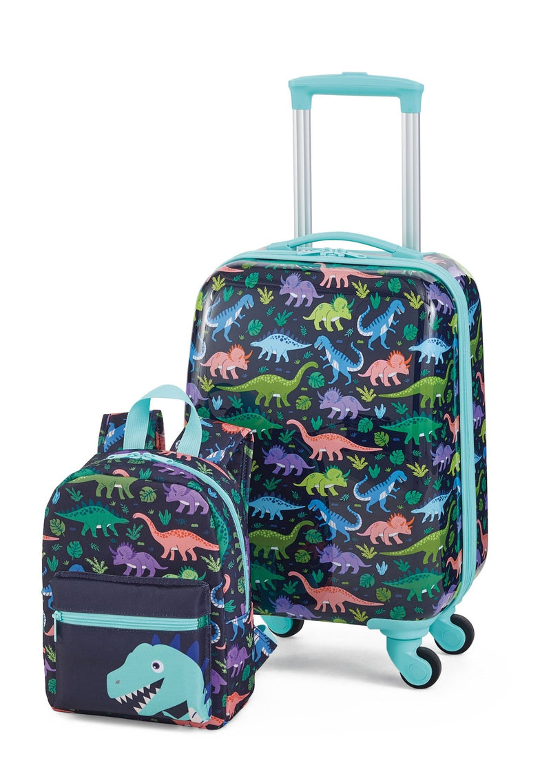 Kids Dino Hardside Luggage, 2-pc K64