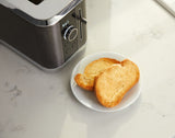 Even Heat Wide Slots Toaster with 9 Settings, Black Stainless Steel, 2-Slices