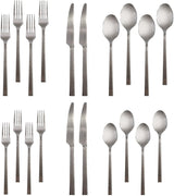 Laurier Stainless Steel Flatware Set, Serves 4, 20-pc