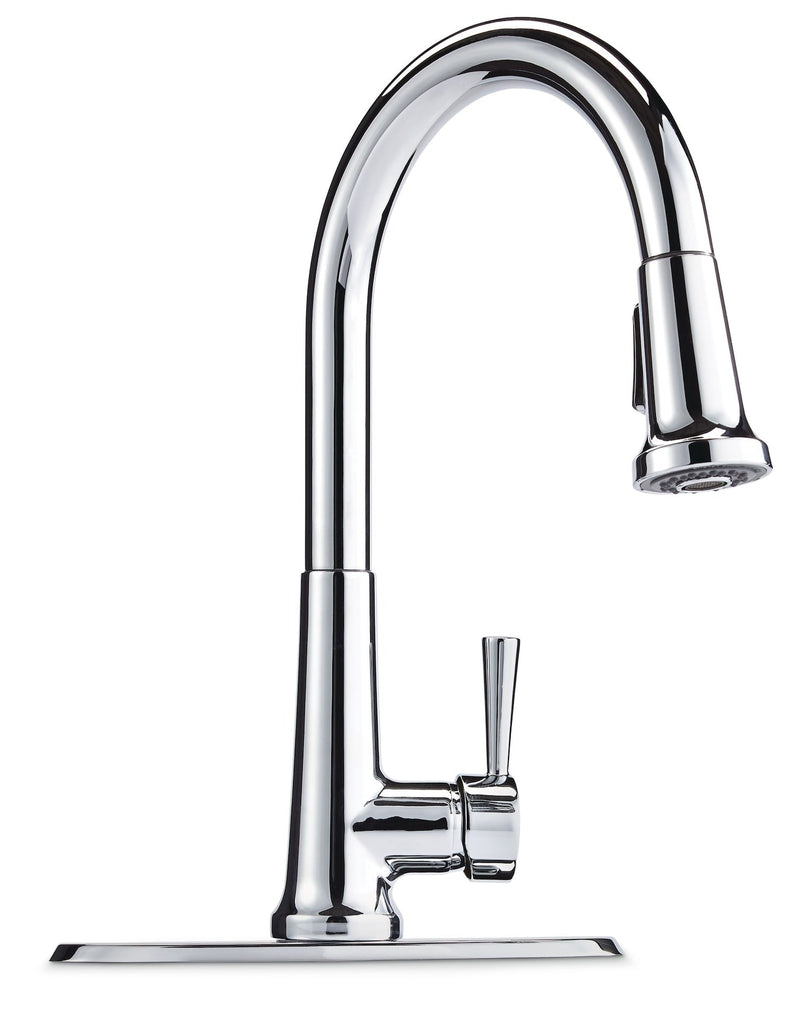 Single-Handle Pull-Down Kitchen Faucet, Chrome C1369