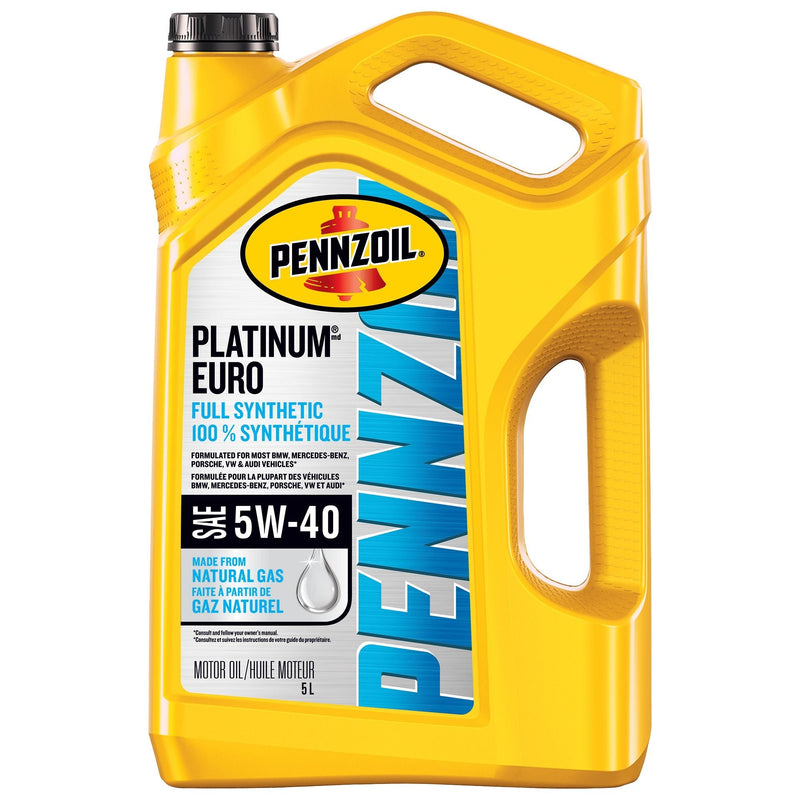 Platinum Euro 5W40 Synthetic Engine/Motor Oil, 5-L L8832
