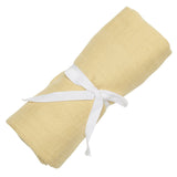 Cotton Muslin Baby Swaddle Blanket, Lemon