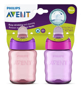 Soft Sippy Cup, Pink/Purple, 2-pk