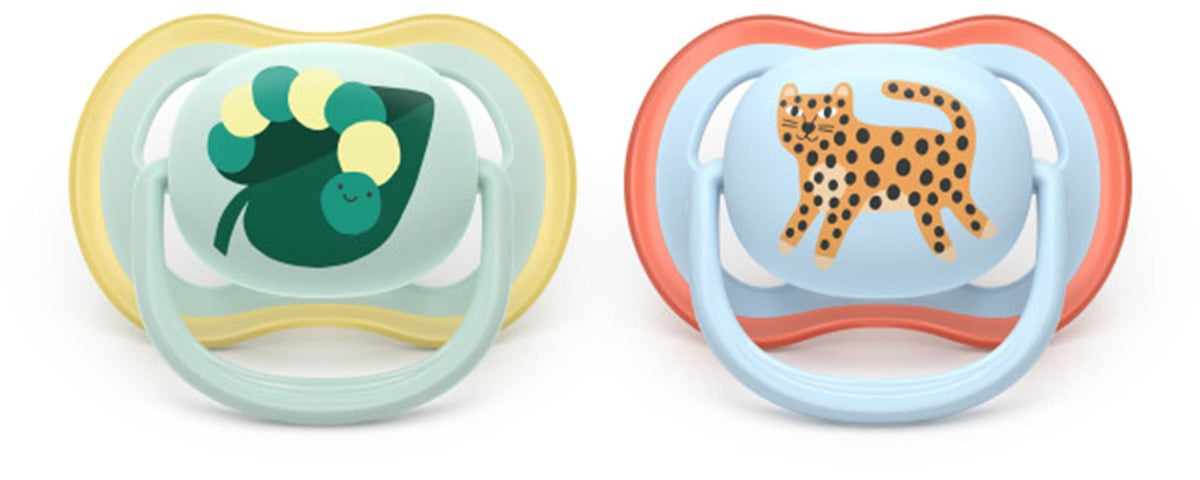 Ultra Aair Caterpillar Pacifier for 0-6M, 2-pk