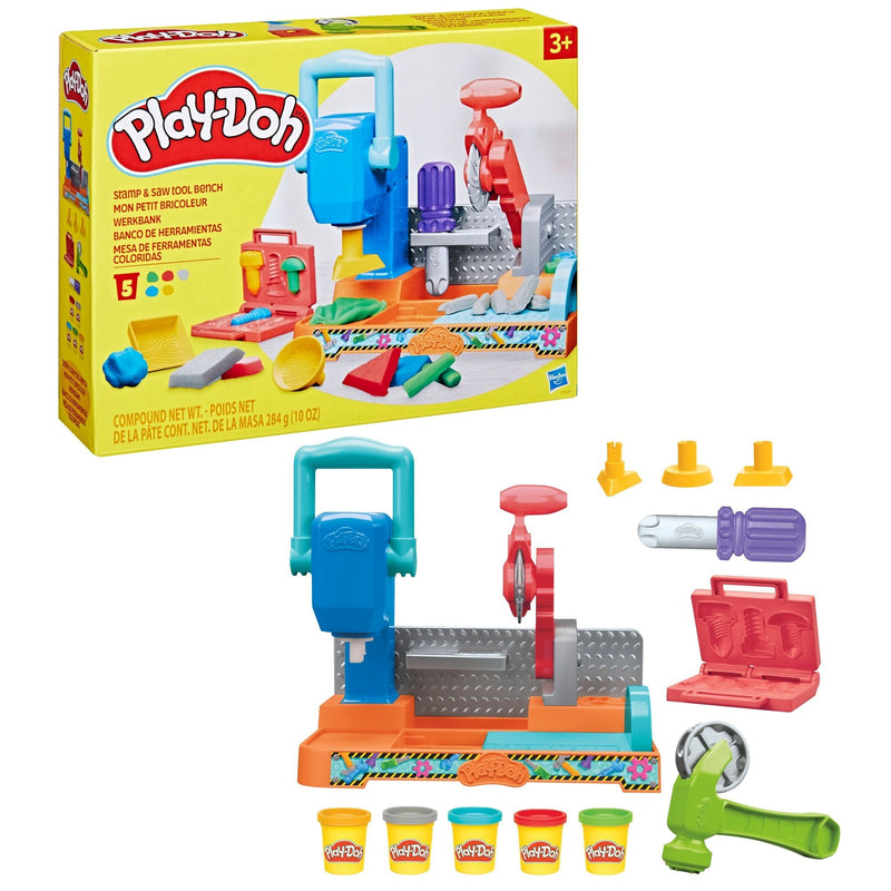 Stamp & Saw Tool Bench Playset, Ages 3+ M2751