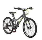 Meteor Youth Bike with Reflectors, 7-Speed, 20-in Wheel, Grey