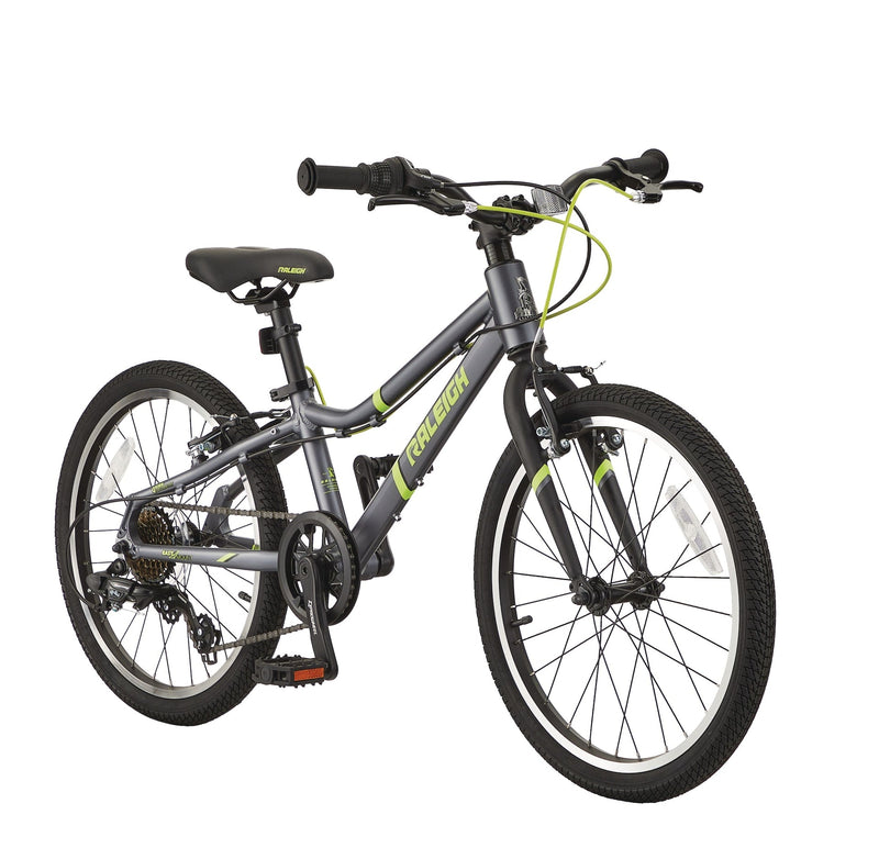 Meteor Youth Bike with Reflectors, 7-Speed, 20-in Wheel, Grey S2346