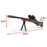 Green Hunting Rifle Toy with Built-in Scope