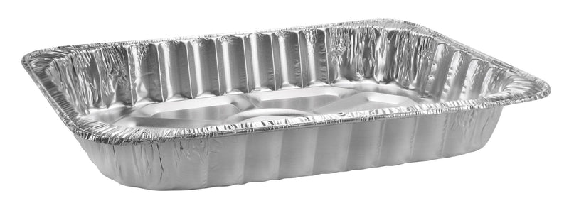Rectangle Foil Reusable Steam Baking Pan, Silver, 17-in, for Baking/Cooking/Steaming T1910